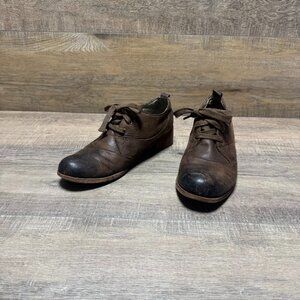 Bernardo Brown Leather Oxford Shoes Women's Size 7